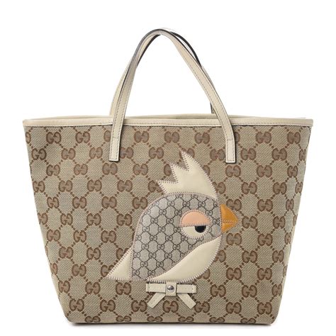 gucci zoo tote|genuine gucci tote bag.